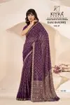 Rani Bandhej Vol 7 By Kiyra Georgette Saree 
